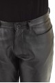Черен панталон от дебела и плътна кожа 28.00
