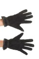 Черни велурени ръкавици от естествена кожа 15.00