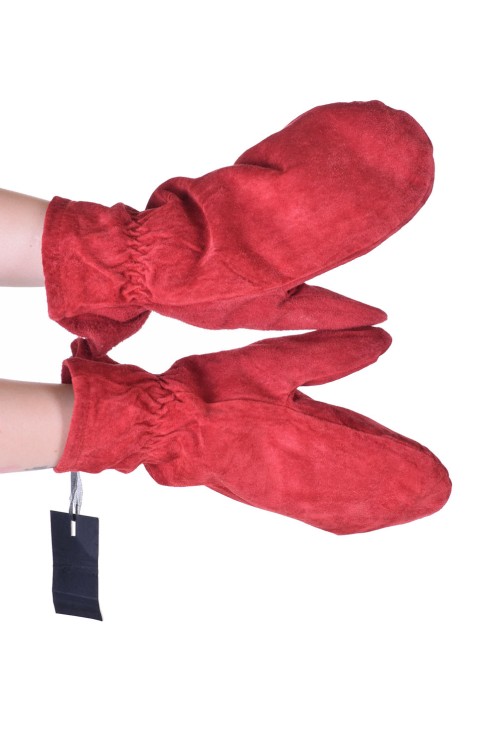 Дамски велурени ръкавици от естествена кожа 15.00