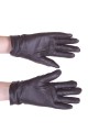 Тъмно кафяви дамски кожени ръкавици 12.00