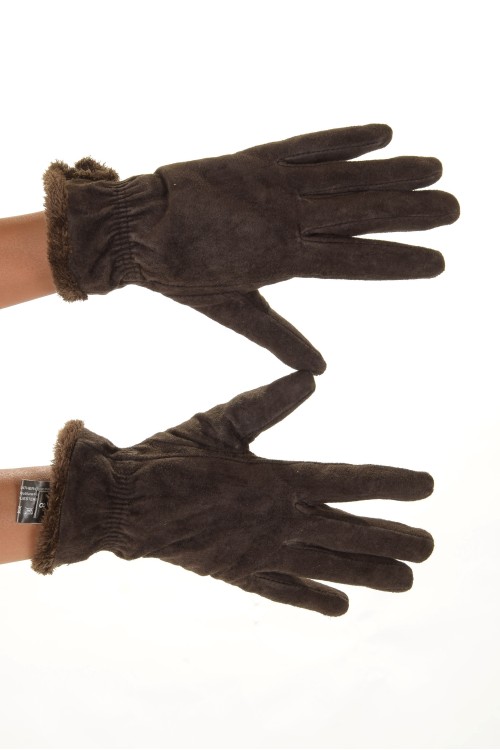 Велурени ръкавици от естествена кожа 8.00