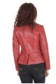 Червено дамско кожено сако 74.00