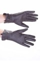 Тъмно кафяви дамски кожени ръкавици 15.00
