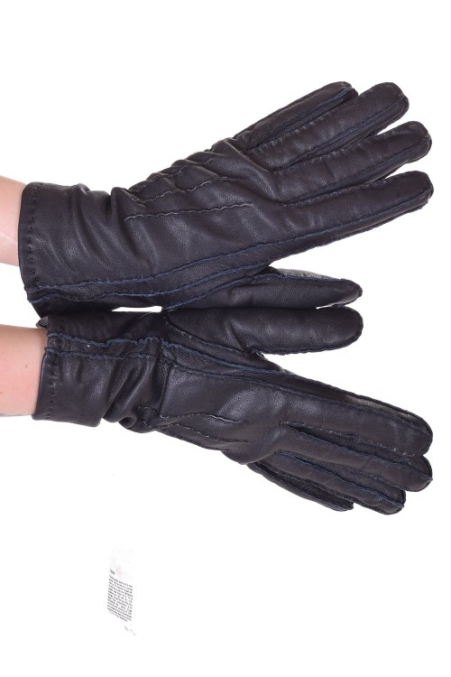 Черни дамски кожени ръкавици 20.00