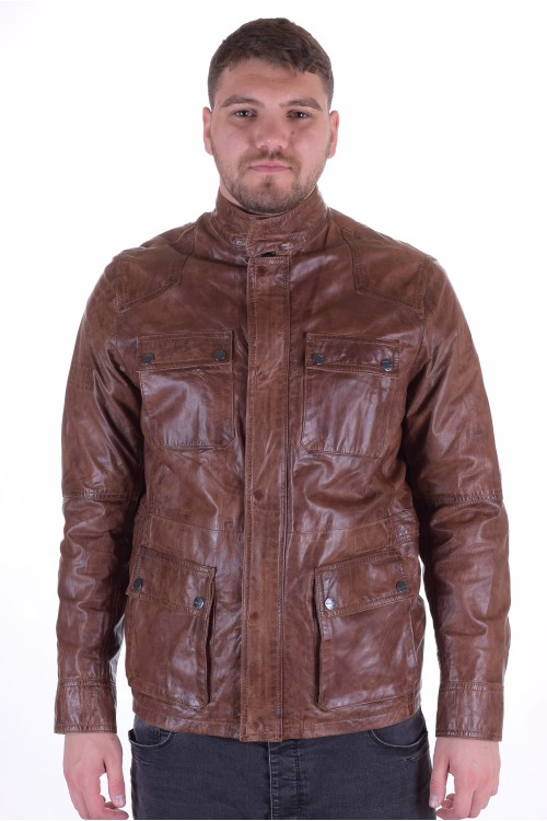 Великолепно мъжко кожено яке 85.00