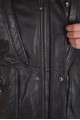 Черно яке от нежна и мека от естествена кожа 49.00