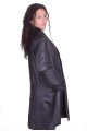 Черно дамско яке от естествена кожа 75.00