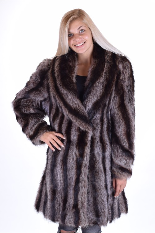 Стилно дамско палто от естествен косъм 179.00