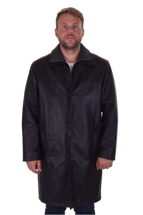 Модерно черно яке от естествена кожа 79.00