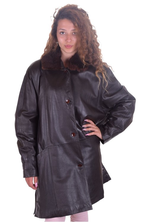 Дамско кожено палто от естествена кожа 35.00