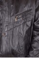 Черно мъжко яке от плътна от естествена кожа 119.00