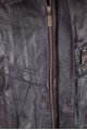 Черно мъжко яке от плътна от естествена кожа 119.00