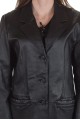 Елегантно черно яке от плътна кожа 64.00