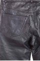 Черен дамски панталон от естествена кожа 49.00