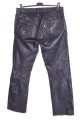 Черен мъжки панталон от естествена кожа 85.00