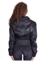 Класическо черно яке от естествена кожа 64.00