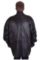 Черно мъжко яке от естествена кожа 109.00
