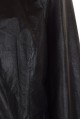 Черно дълго яке от естествена кожа 75.00
