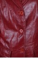 Червен дамски шлифер от естествена кожа 99.00
