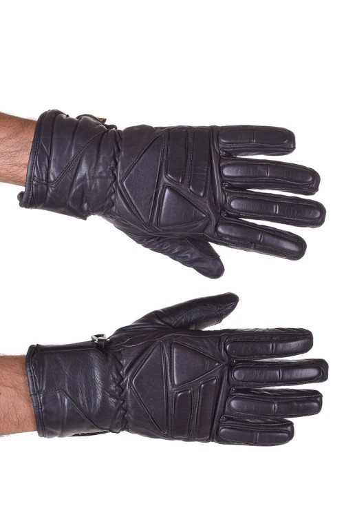 Мъжки моторджийски ръкавици от естествена кожа 18.00