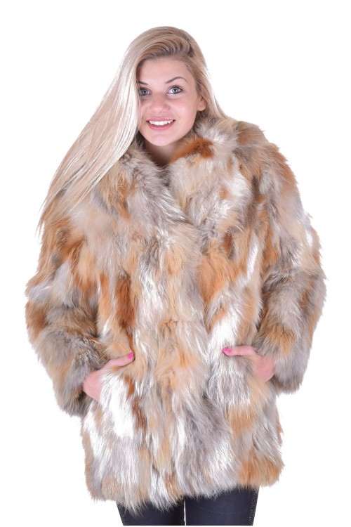 Чудесно дамско палто от лисица 129.00