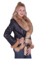 Екстравагантно дамско палто от естествена кожа 159.00
