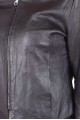 Черно яке от нежна и мека естествена кожа 64.00