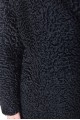 Черно палто от естествен косъм от астраган 139.00