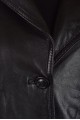 Черно кожено палто от естествена кожа 49.00