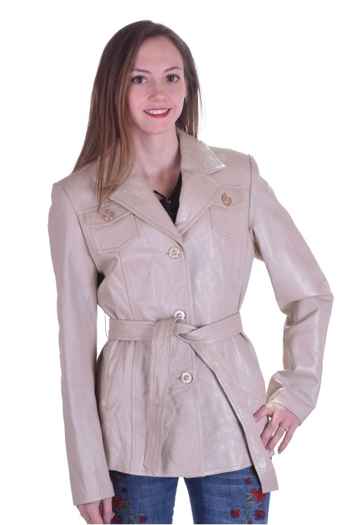 Изтънчено дамско яке от естествена кожа 64.00