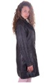 Стилно черно палто от естествена кожа 69.00