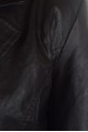 Стилно черно палто от естествена кожа 69.00