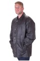 Елегантно черно мъжко яке от естествена кожа 89.00