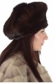 Класическа дамска шапка от естествен косъм 39.00