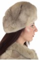 Стилна дамска шапка от естествен косъм 29.00