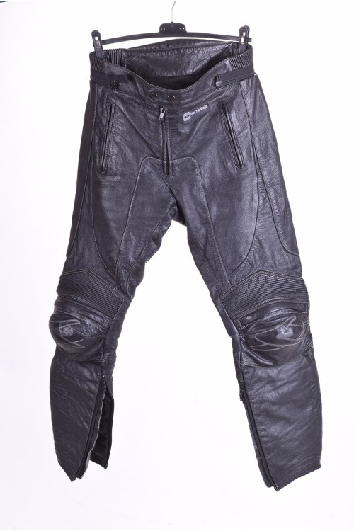 Мъжки моторджийски панталон от естествена кожа 95.00