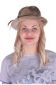 Екстравагантна шапка от естествен косъм 25.00