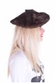 Екстравагантна дамска шапка от естествен косъм 25.00