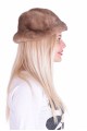 Дамска шапка от естествен косъм 25.00