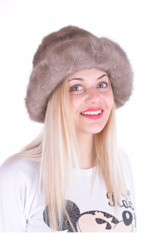 Изискана дамска шапка от естествен косъм 29.00