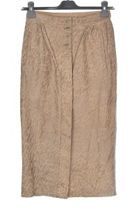 Екстравагантна пола от естествена кожа