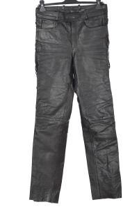 Шикозен мъжки панталон от естествена кожа