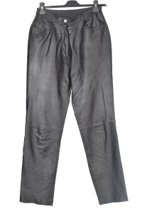 Великолепен дамски панталон от естествена кожа