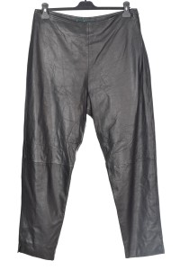 Класически дамски панталон от естествена кожа