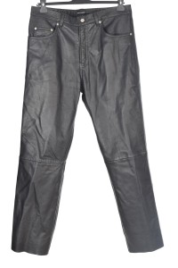 Актуален мъжки панталон от естествена кожа