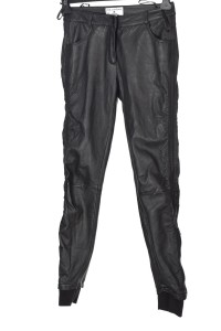 Елегантен дамски панталон от естествена кожа