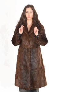 Първокласно дамско палто от бобър