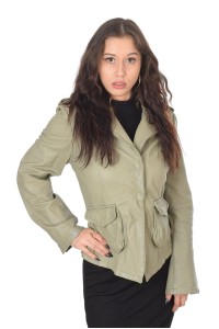 Кокетно дамско яке от естествена кожа