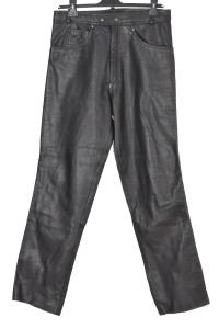 Спортен мъжки панталон от естествена кожа