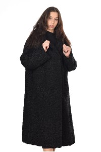 Стилно дамско палто от астраган